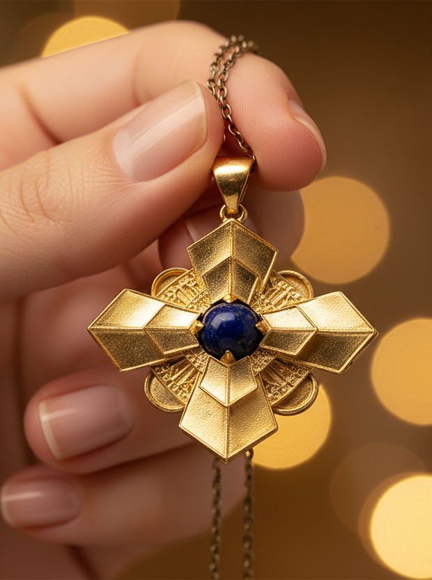 BIO ARC JEWELRY silver gold-plated, handcrafted through traditional casting methods.