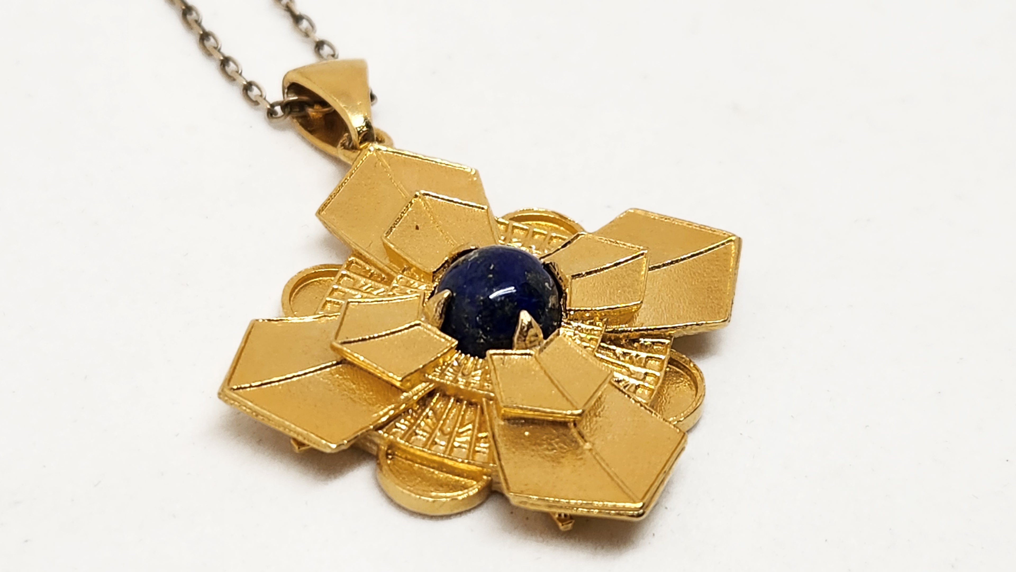 BIO ARC JEWELRY silver gold-plated, handcrafted through traditional casting methods.