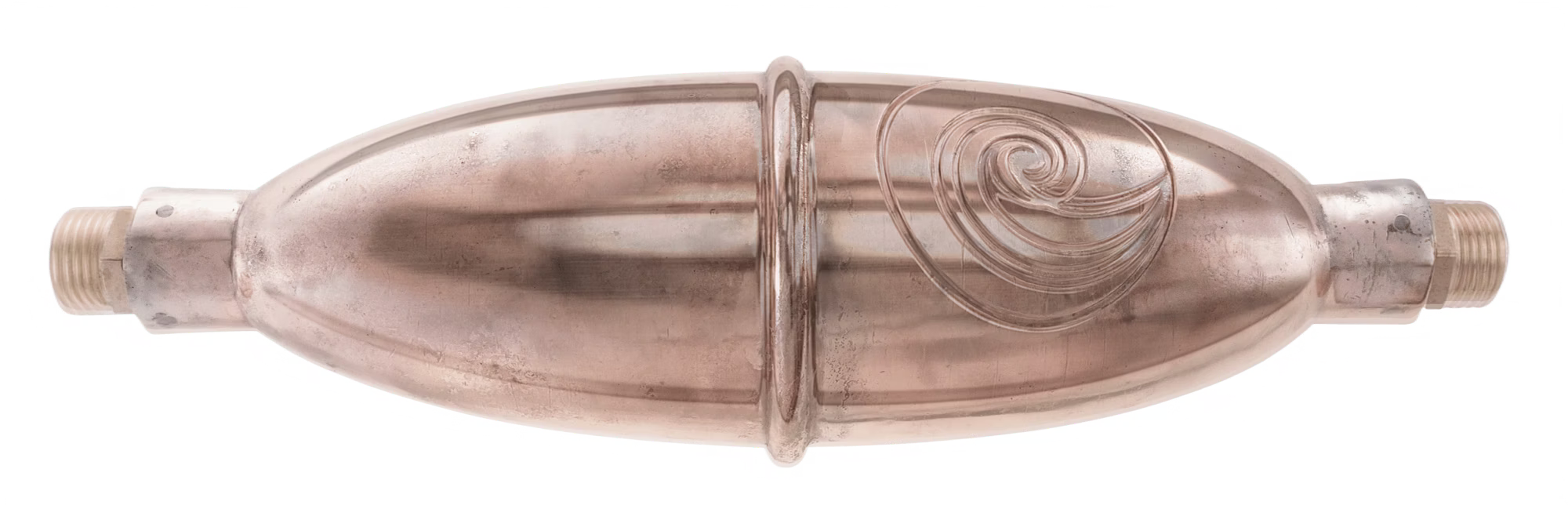 BIOVORTEXER, COHERENT WATER TECHNOLOGY.  Water Filter inset, Traditionally cast with pure copper and silver.
