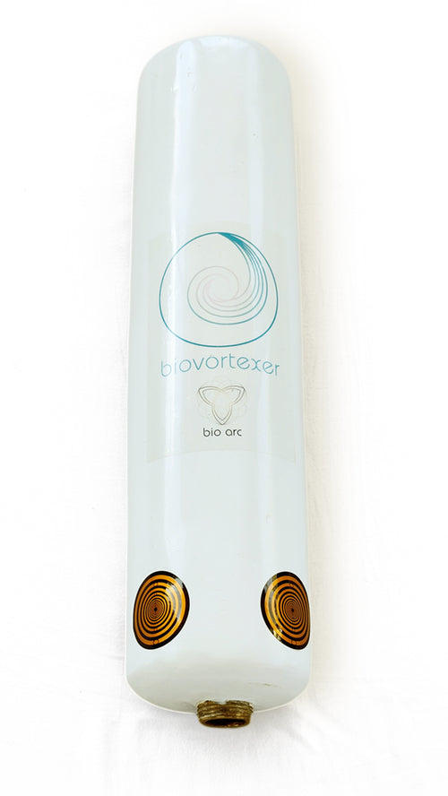 BIOVORTEXER, COHERENT WATER TECHNOLOGY.  Water Filter inset, Traditionally cast with pure copper and silver.