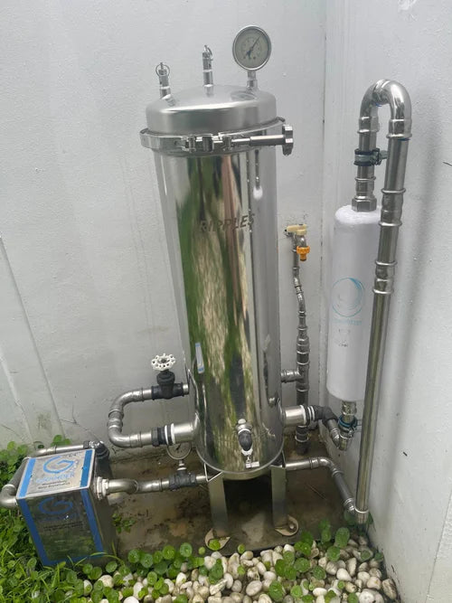 BIOVORTEXER, COHERENT WATER TECHNOLOGY.  Water Filter inset, Traditionally cast with pure copper and silver.